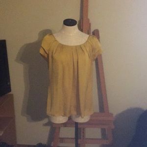 Golden yellow blouse